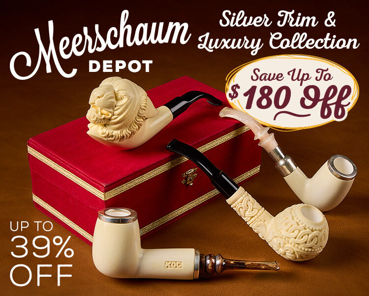 Save up to 39% off Meerschaum Depot Silver Trim & Luxury Collection - Up to $180 off 