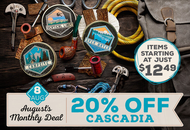 Items as low as $12.49 all month long with Cascadia! 