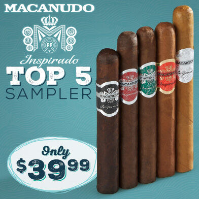 Macanudo Top 5 Sampler ONLY $39.99!