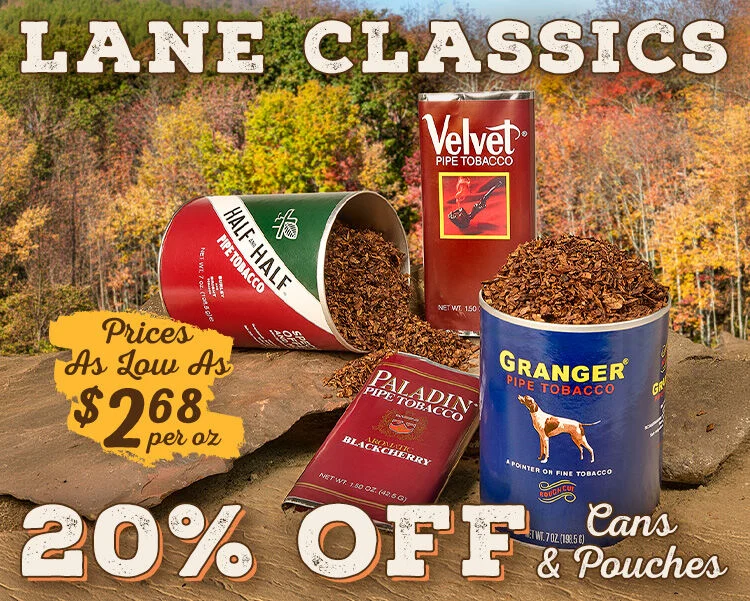 Shop 20% savings on ALL Lane Classic Blends - Starting as low as $2.68/oz. on cans & pouches