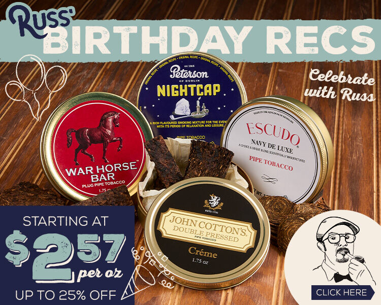 Help Russ Celebrate His Birthday With Some Of His Recommendations!
