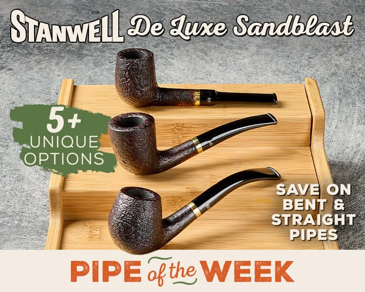 Enjoy 20% off ALL Stanwell De Luxe Sandblast Pipes