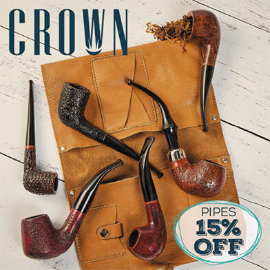 15% Off ALL Crown Pipes! 