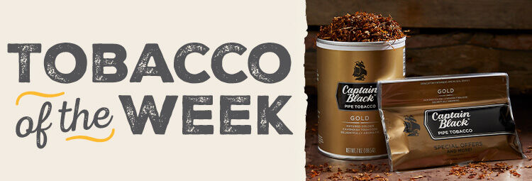 Enjoy 20% off savings on Captain Black Gold cans & pouches! 