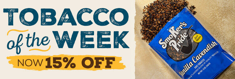 Save 15% off Smoker's Pride Vanilla Cavendish HERE! 