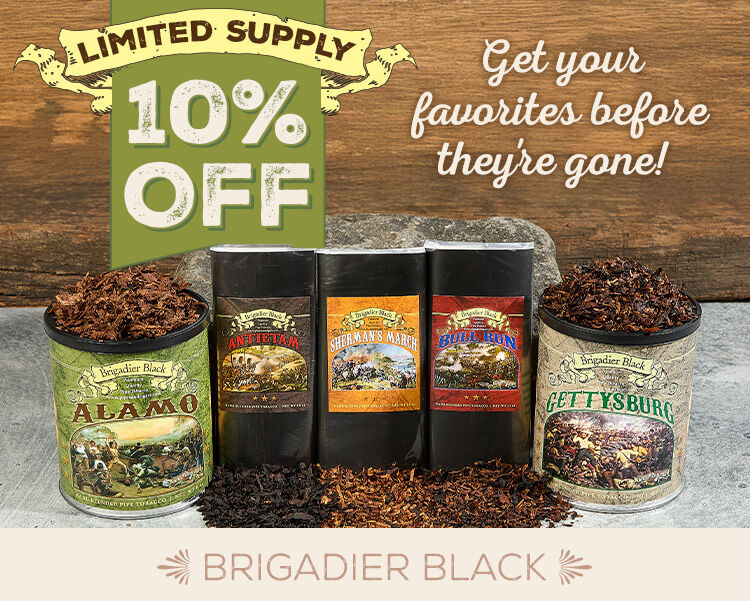 LIMITED SUPPLY! 10% Off Brigadier Black - Get Yours Now! 