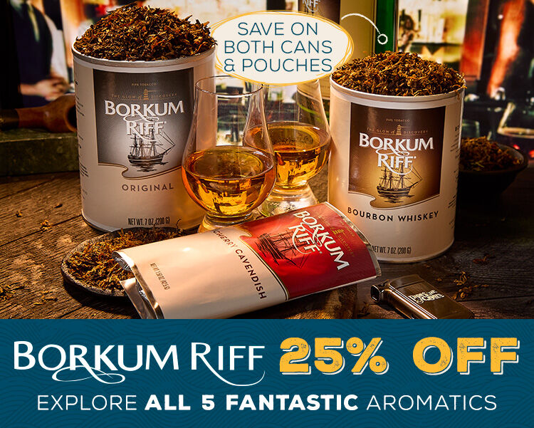 Enjoy 25% off Borkum Riff Cans & Pouches! 