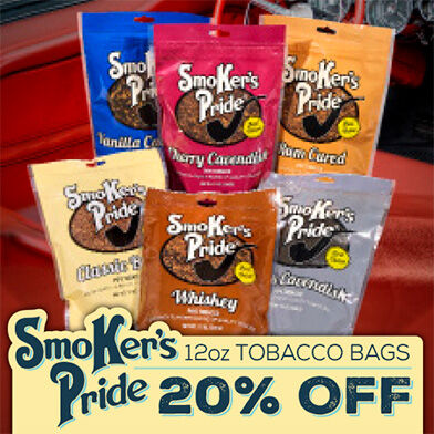 Enjoy 20% Off Smoker's Pride 12 oz. Tobacco Bags