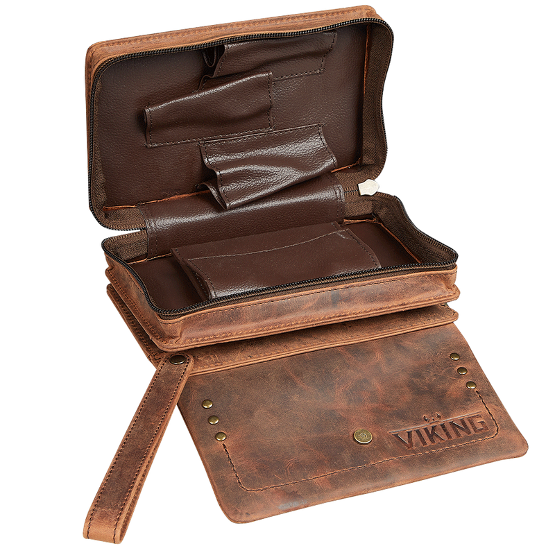 Viking 1 Pipe Combo Tobacco Pouch - Boswell Pipes