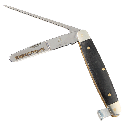 4th Generation Pipe Tool + Knife Blackwood & Stainless Steel