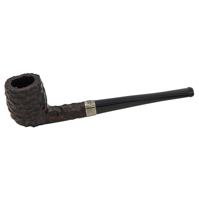 Peterson Junior Rusticated Nickel Mounted Pipe
