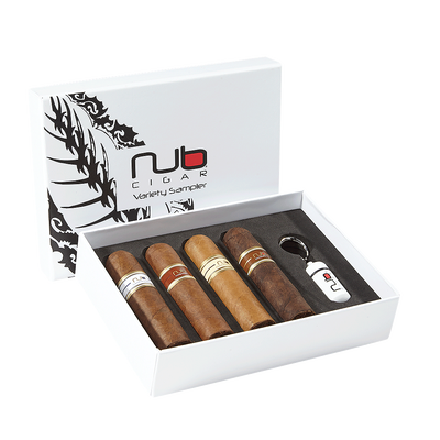 Nub 4-Cigar Taster Pack + Punch Cutter