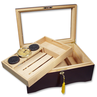 El Rey Glass Top Humidor
