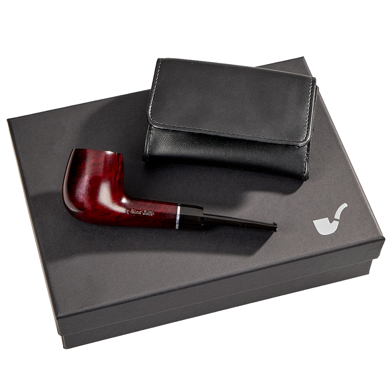tobacco pipe gift set Passatore Pipe and Pouch Gift Set