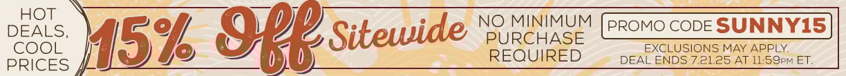 Keep Cool With 15% Sitewide Savings! 
