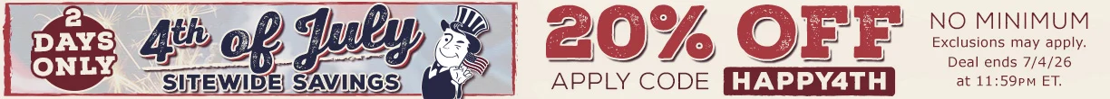 Shop & Save 20% Off Independence Sitewide Savings