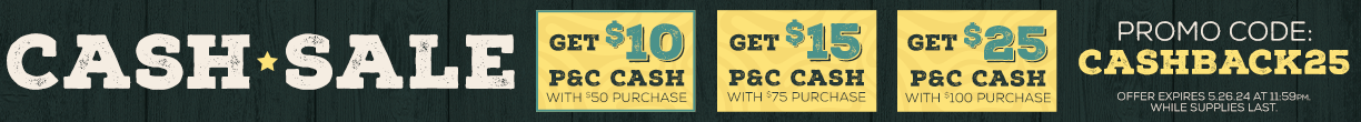 Get Some Extra Cash To Keep In Your Pocket With The P&C Cash Sale!
