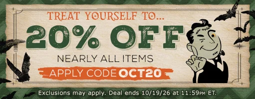 Apply Code: OCT20 & save 20% off your next order!