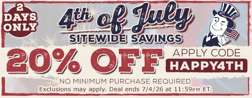 Shop & Save 20% Off Independence Sitewide Savings
